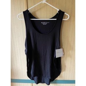 NWT Beyond Yoga Open Sides Black Tank Top